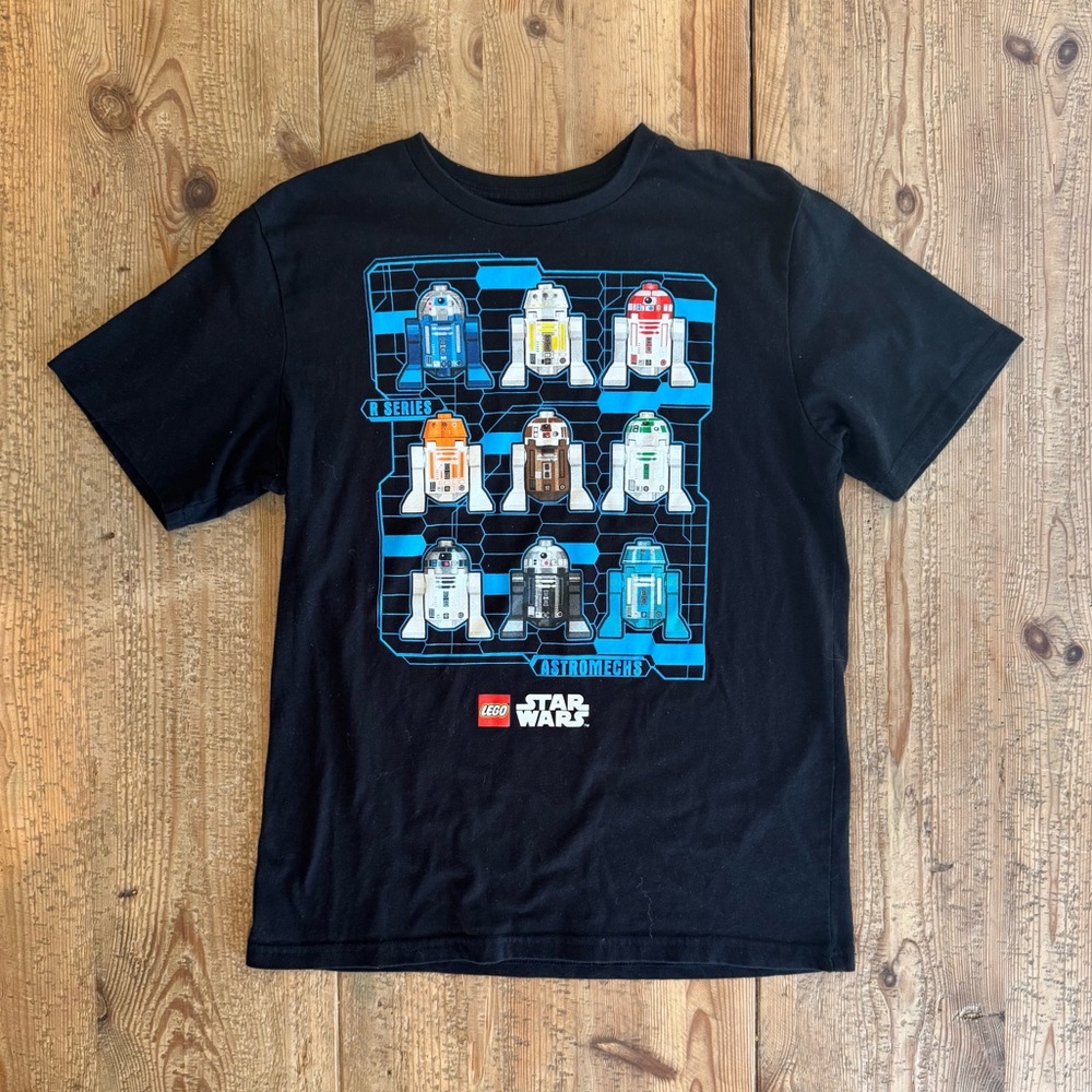 Lego Star Wars Droid Black T-Shirt